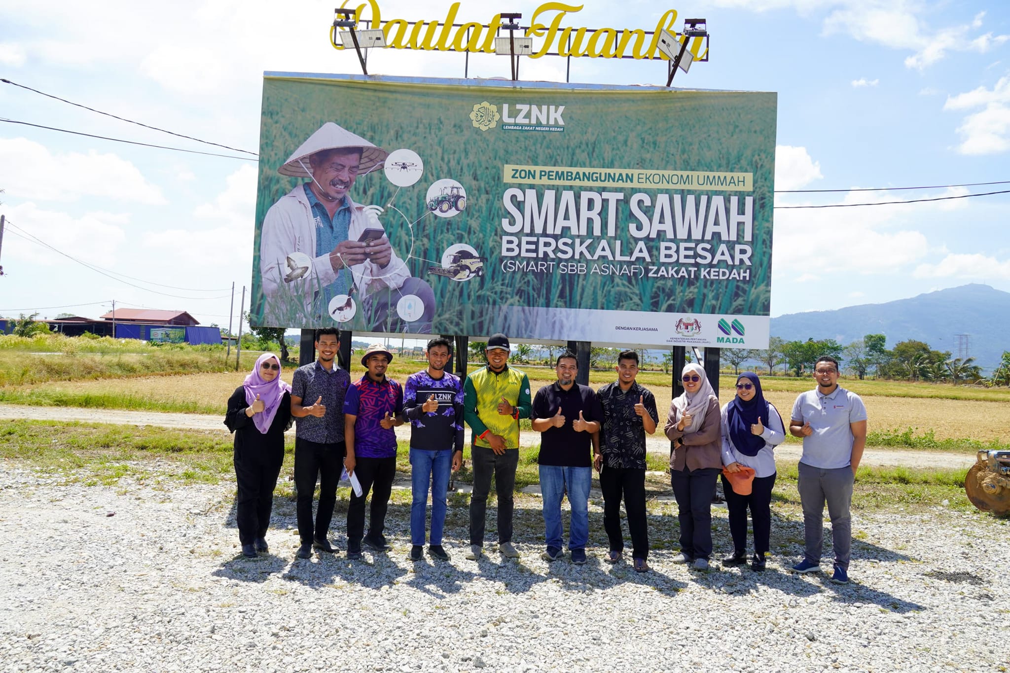 Kerja Lapangan Kajian Kelestarian Pengeluaran Pertanian di Kedah dan Perlis